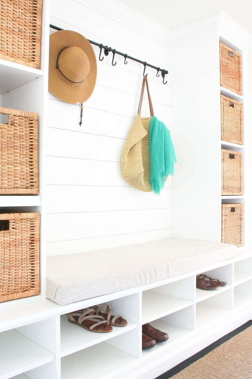 mudroom shoe rack ideas on 12 Life Changing Entryway Solutions New Mudroom Reveal